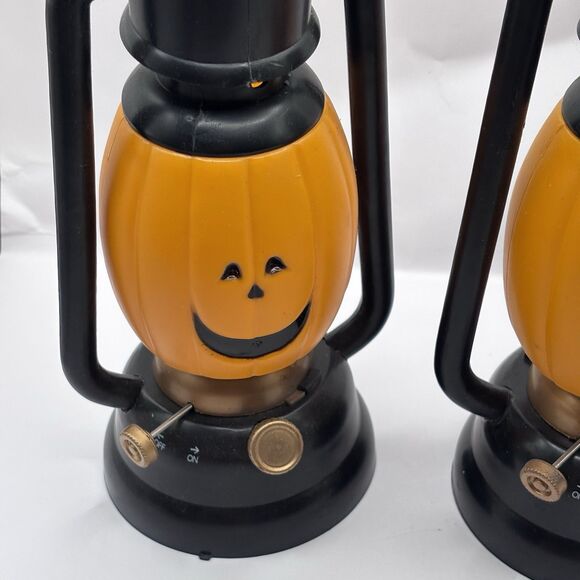 Vintage mini blow mold Jackolantern Lantern Glo-Thru untested needs batt rare 2 - Picture 2 of 11